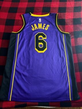 Los Angeles Lakers #6 LeBron James NBA Jordan Statement Edition Jersey
